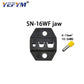 Crimping jaws SN-48B / 48BS / 02C / 2549 / 03H / 2546B / 2WF2C / 06WF / 16WF / 06, used for crimping connectors