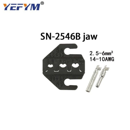 Crimping jaws SN-48B / 48BS / 02C / 2549 / 03H / 2546B / 2WF2C / 06WF / 16WF / 06, used for crimping connectors