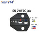 Crimping jaws SN-48B / 48BS / 02C / 2549 / 03H / 2546B / 2WF2C / 06WF / 16WF / 06, used for crimping connectors