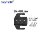 Crimping jaws SN-48B / 48BS / 02C / 2549 / 03H / 2546B / 2WF2C / 06WF / 16WF / 06, used for crimping connectors
