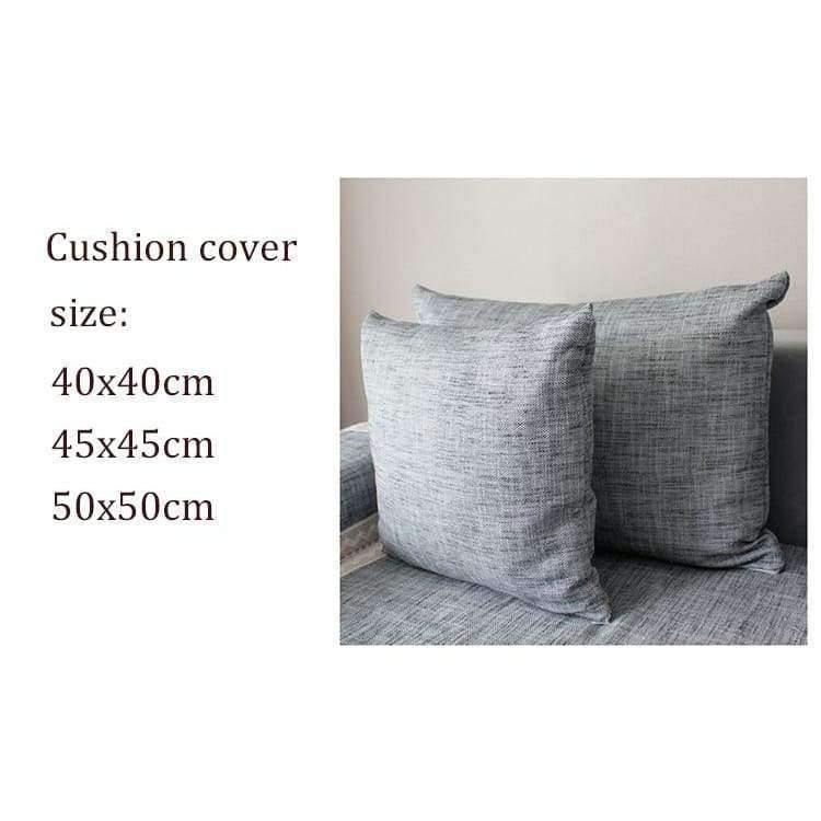 Grau Sofa Bezug Sofa Kissen Baumwolle Leinen Stoff Mode Vier Jahreszeiten Verfügbar Zuhause Hochzeit Dekor Sofa Handtuch