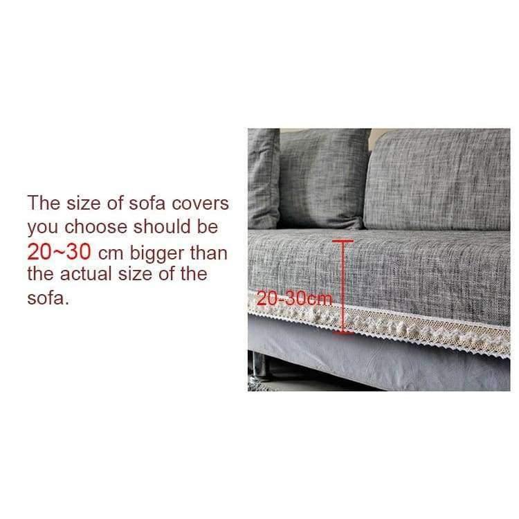 Grau Sofa Bezug Sofa Kissen Baumwolle Leinen Stoff Mode Vier Jahreszeiten Verfügbar Zuhause Hochzeit Dekor Sofa Handtuch