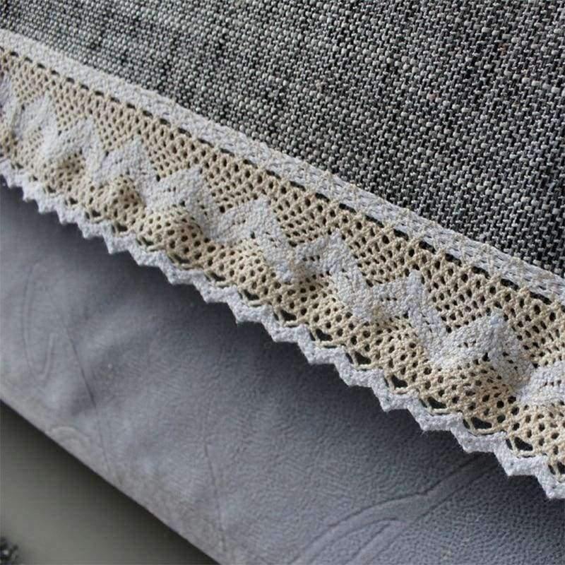 Grau Sofa Bezug Sofa Kissen Baumwolle Leinen Stoff Mode Vier Jahreszeiten Verfügbar Zuhause Hochzeit Dekor Sofa Handtuch