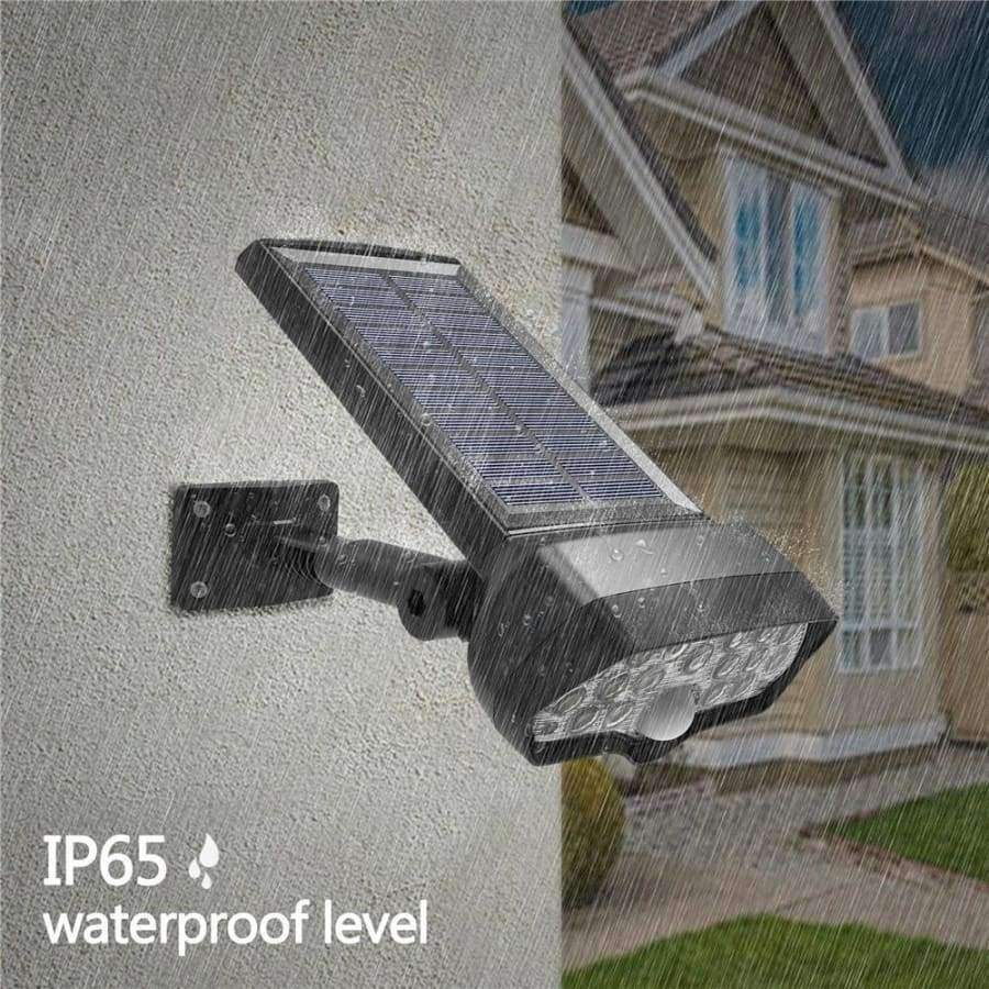 Solarlichter Außen 17 LEDs Sicherheit & Schutz Solarbetrieben Bewegungsmelder Licht mit Mehrwinkelverstellbar, Kabellos Wasserdicht