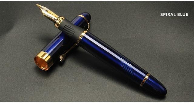 Füllfederhalter Vollmetall Goldener Clip Luxusfedern Jinhao 450 Schreibwaren Büro
