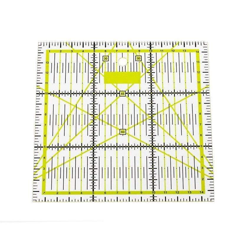 Scale Tailor Sewing Art Craft Sewing Tool Accessories DIY Hand Tool 1 Piece Patchwork Ruler Square Fan Shape