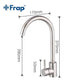 Edelstahl Küchenarmatur Warm- & Kaltwasser 360 Drehbarer Haferflocken Mischbatterie für Küche Torneira Cozinha Y40107/-1