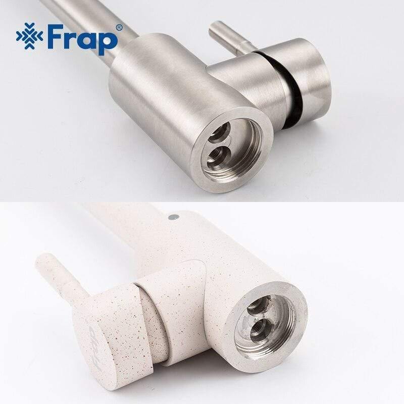 Edelstahl Küchenarmatur Warm- & Kaltwasser 360 Drehbarer Haferflocken Mischbatterie für Küche Torneira Cozinha Y40107/-1
