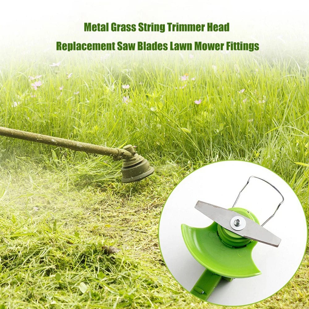 Gerade Metall-Sägeblatt Elektrischer Rasenmähermesser Allgemeines Zubehör für Rasenmäher Gras Schneidkopf Metallklinge Gartenwerkzeug