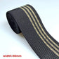 40MM/50MM 1 Meter Hot Stamping Nylon Elastic Bands DIY Webbing Clothing Bags Leggings Sewing Accessories