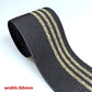 40MM/50MM 1 Meter Hot Stamping Nylon Elastic Bands DIY Webbing Clothing Bags Leggings Sewing Accessories