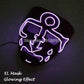 Neue Art Glow Party Maske LED Streifen Maske Festival Neuheit Beleuchtung Dekoration EL Draht Rave Maske + 3V Sprachsteuerung