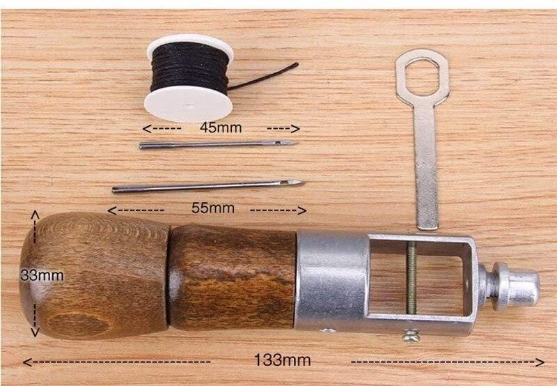 Super Carving Wax Line Handmade Leather Tools / Leather Craft Tool Art / Sewing Machine 133mm