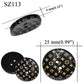 10 pieces 25 mm large matte round fashion resin buttons sewing accessories for coats suits decorative fancy button handmade 4 holes