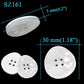 10 pieces 25 mm large matte round fashion resin buttons sewing accessories for coats suits decorative fancy button handmade 4 holes