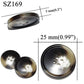 10 pieces 25 mm large matte round fashion resin buttons sewing accessories for coats suits decorative fancy button handmade 4 holes