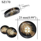 10 pieces 25 mm large matte round fashion resin buttons sewing accessories for coats suits decorative fancy button handmade 4 holes