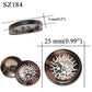 10 pieces 25 mm large matte round fashion resin buttons sewing accessories for coats suits decorative fancy button handmade 4 holes