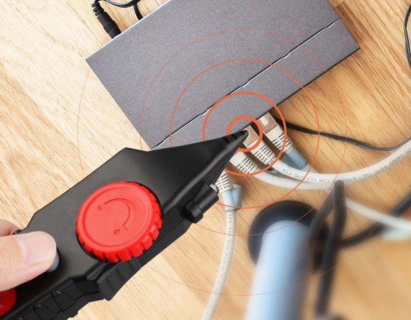 TA8866A RJ11 RJ45 8P 6P Telephone Cable Tracker Network Cable Tester Detector Line Finder