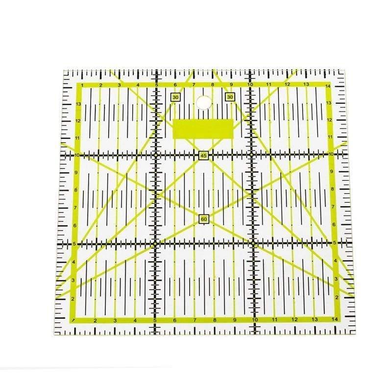 Scale Tailor Sewing Art Craft Sewing Tool Accessories DIY Hand Tool 1 Piece Patchwork Ruler Square Fan Shape