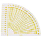 Scale Tailor Sewing Art Craft Sewing Tool Accessories DIY Hand Tool 1 Piece Patchwork Ruler Square Fan Shape