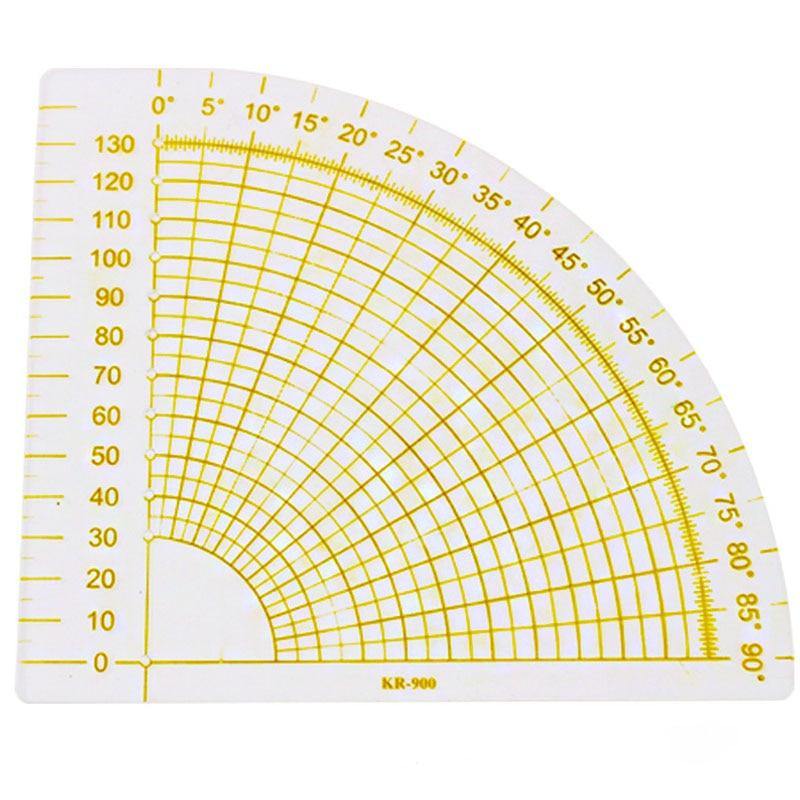 Scale Tailor Sewing Art Craft Sewing Tool Accessories DIY Hand Tool 1 Piece Patchwork Ruler Square Fan Shape