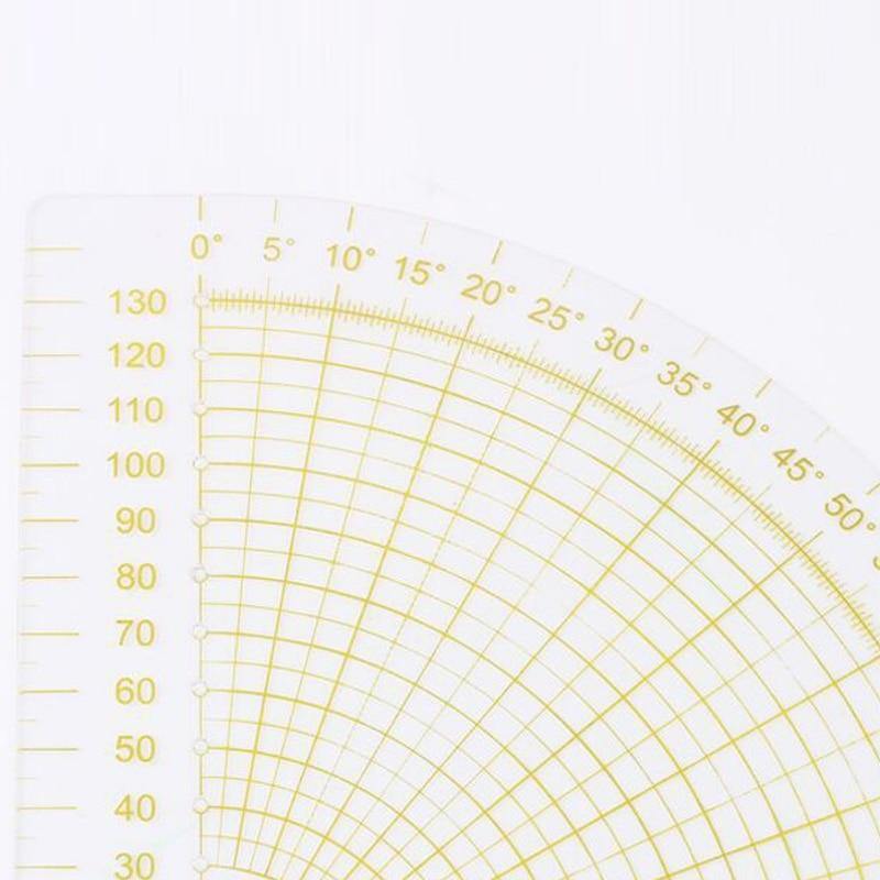 Scale Tailor Sewing Art Craft Sewing Tool Accessories DIY Hand Tool 1 Piece Patchwork Ruler Square Fan Shape