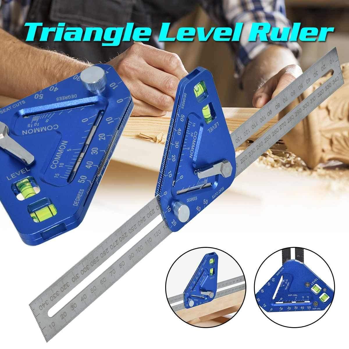 Triangular level Multifunctional wooden working triangle angle measuring tool Revolutionary carpenter tool measuring tools