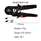 Tubular Terminal Crimping Tool Mini Electrician Pliers Hand Tools HSC8 6-4 0.06-10mm2 28-7AWG High Precision Pliers Set