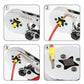 Tubulare Terminal Crimping Tools Mini Electric Pliers HSC8 6-4A/6-4 0.25-10mm² 23-7AWG 6-6 0.25-6mm² High Precision Clamp Sets