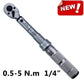 Torque Wrench 0.5-500N.m 1/4 3/8 1/2 Square Drive High Precision Vehicle Bicycle Repair Hand Tools Wrench Torque Wrench