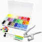 U-Shape Closure Snap Pliers & 360 Sets T5 Snap Buttons Plastic Buttons Kit Snap Buttons Fabric Buttons DIY Sewing and Craft Tool