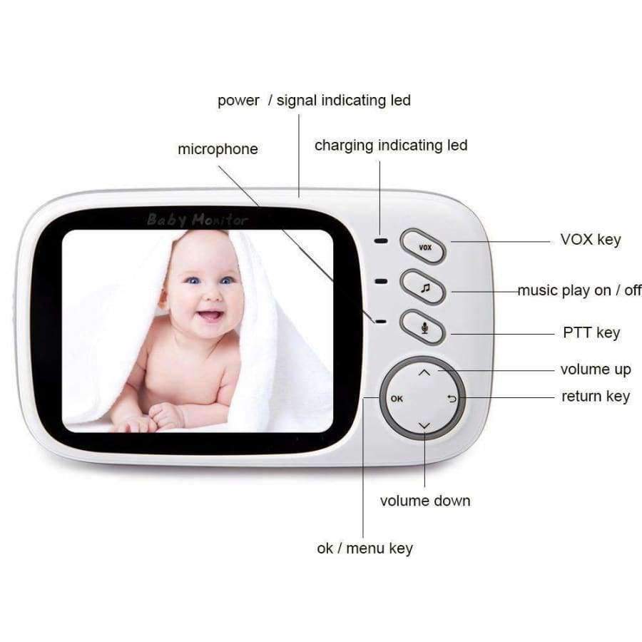 FIMEI VB603 3,2 Zoll Babyphone Wireless Video Kleinkindmonitor Heimüberwachung Nanny-Kamera Temperaturüberwachung Nachtsicht