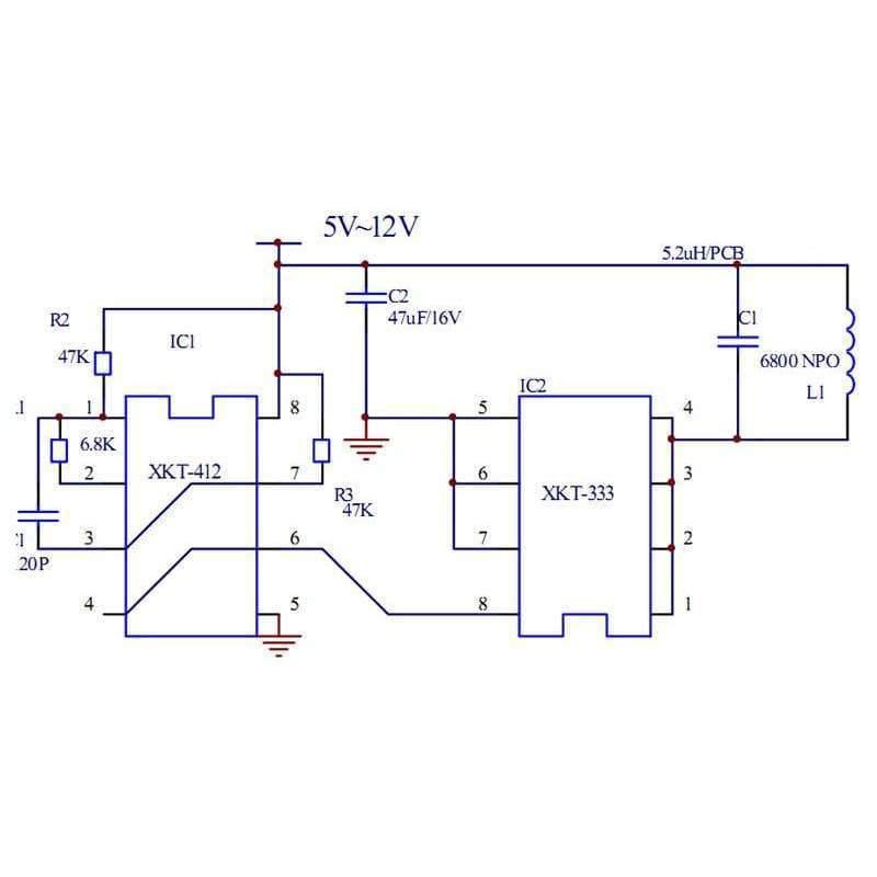 Ultradünnes PCB Wireless Charging-Modul Wireless-Stromversorgungsmodul für DIY-Elektronikexperimente
