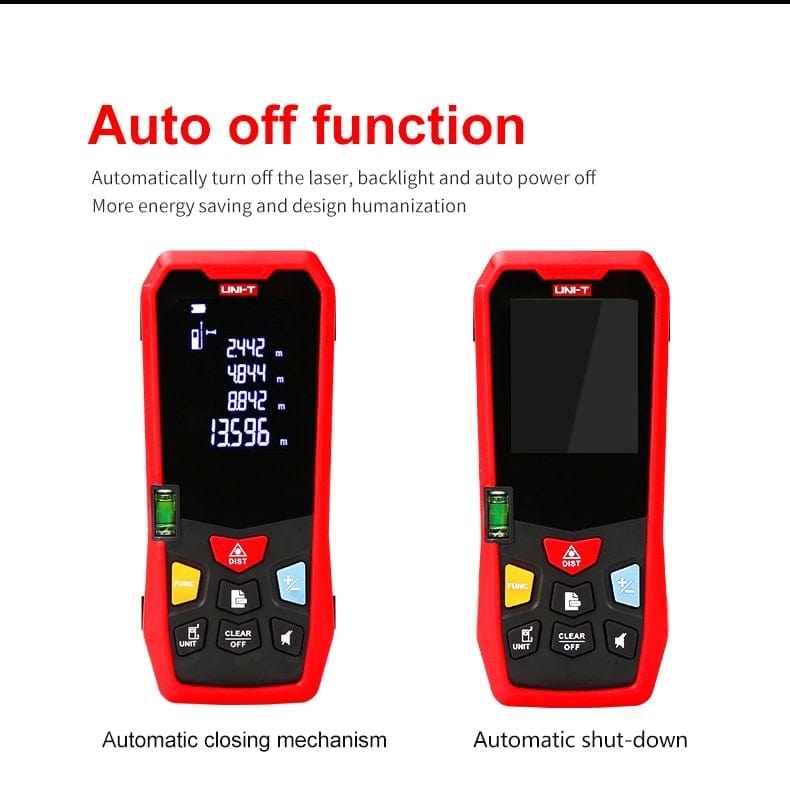 UNI-T Handheld Laser Distance Meter 40M 50M 60M 80M Laser Tape Construction Measuring Device Electronic Ruler
