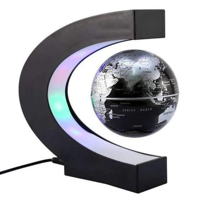US/EU/UK Stecker Home Office Dekoration LED schwebender Tellurion Globus C Form Magnetische Levitation Licht Weltkarte mit LED Tellurion