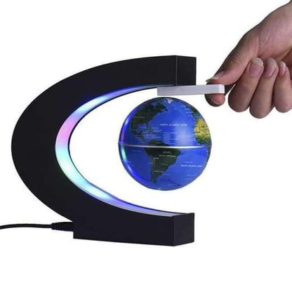 US/EU/UK Stecker Home Office Dekoration LED schwebender Tellurion Globus C Form Magnetische Levitation Licht Weltkarte mit LED Tellurion
