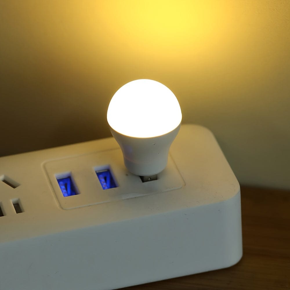 2/3/5 Stück Mini USB Glühbirne, Kleine Nachtlicht mit einzigartigem Design, Tragbare Leuchte Nachtlicht