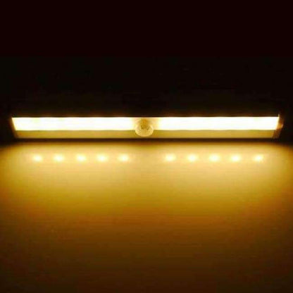 3 Stück Metall 10 LED Lampenstreifen Zum Aufkleben Überall Tragbare Kabellose Schrank Sensor Nachtlichtleiste Mit Magnetstreifen led Licht