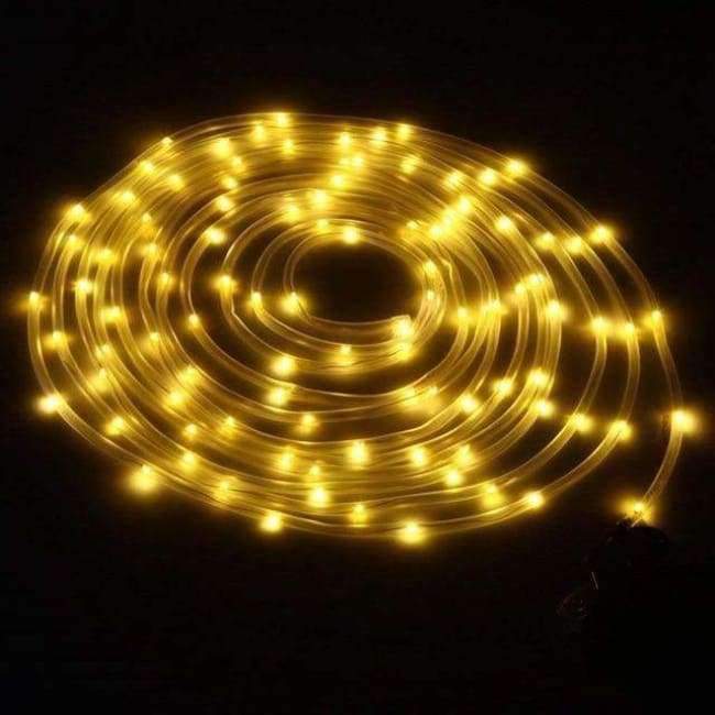 12M 100LEDs 7M 50 LED Solar Rope Tube Lichter Außen Garten Weihnachten Girlande Led Globe Led Streifen Lichterkette Witterungsbeständig