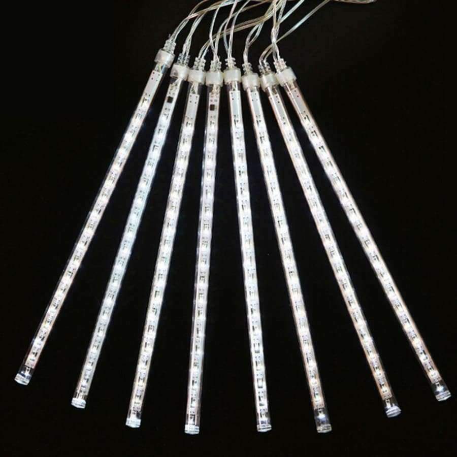 Wasserdicht 50cm 8-Rohr Urlaub Meteor Dusche Regen LED Lichterkette für Innen- und Außengärten Xmas Weihnachtsfeier Dekoration Baum