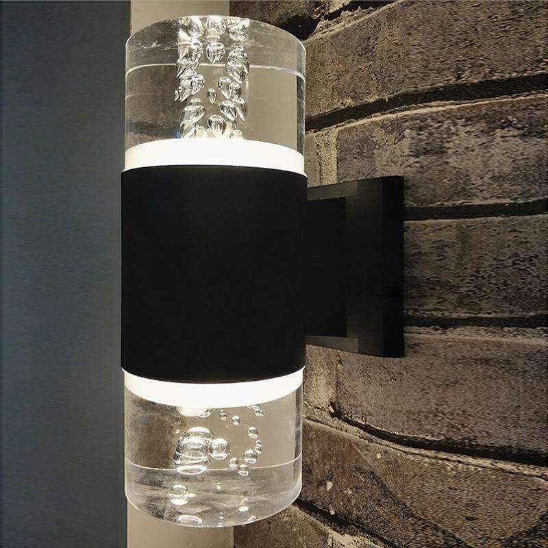Acryl Außenbeleuchtung Moderne Außenwandlampe Einfache wasserdichte buitenlamp auf und ab buitenverlichting foco led Außenleitung
