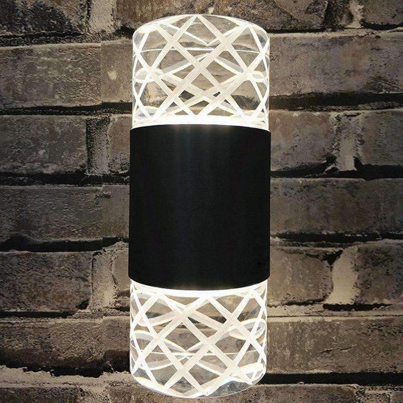 Acryl Außenbeleuchtung Moderne Außenwandlampe Einfache wasserdichte buitenlamp auf und ab buitenverlichting foco led Außenleitung