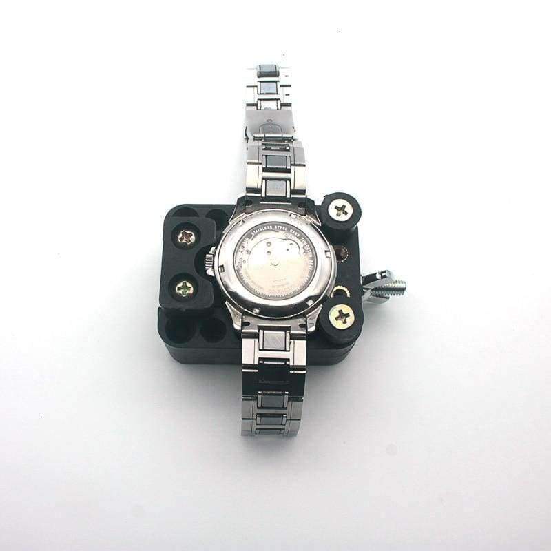 Watch tools Watch repair toolkit Watch opener Spring pin remover Tools Screwdriver set Link pins Cleaning cloth