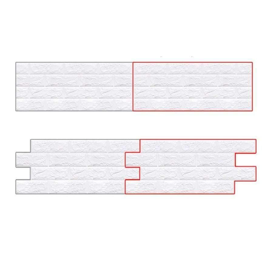 Wasserfeste Schaumziegel 3D Wandpaneele DIY Selbstklebende Tapete Für Kinderzimmer Schlafzimmer Wanddekoration 3D Ziegel Wohnzimmer Tapete