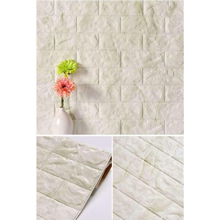 Wasserfeste Schaumziegel 3D Wandpaneele DIY Selbstklebende Tapete Für Kinderzimmer Schlafzimmer Wanddekoration 3D Ziegel Wohnzimmer Tapete