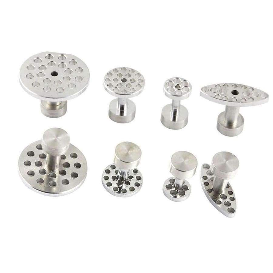 WHDZ PDR Tools 4 Sizes 8 Piece Car PDR Tool Kit Aluminum Glue Puller
