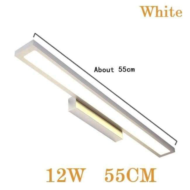LED Wandleuchte Minimalismus Spiegelfrontbeleuchtung Badezimmer Make-up Wandleuchten Moderne Aluminium wandmontierte Wandleuchten Beleuchtungseinrichtung