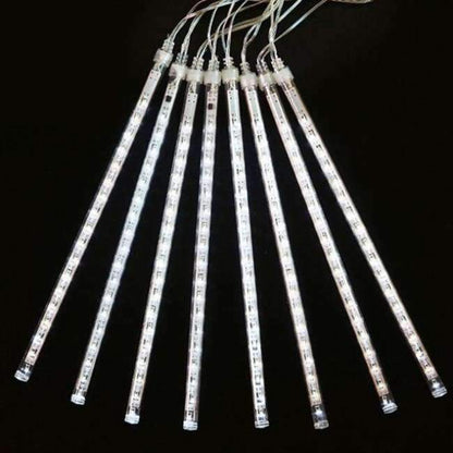 Wasserdicht 50cm 8-Rohr Urlaub Meteor Dusche Regen LED Lichterkette für Innen- und Außengärten Xmas Weihnachtsfeier Dekoration Baum