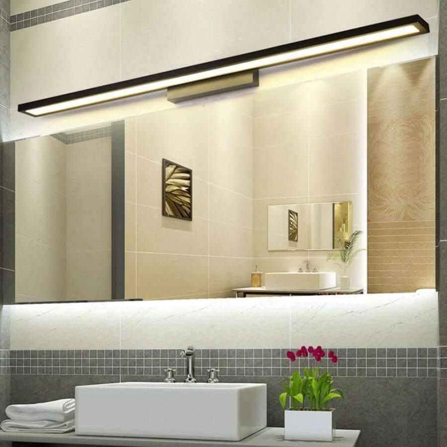 LED Wandleuchte Minimalismus Spiegelfrontbeleuchtung Badezimmer Make-up Wandleuchten Moderne Aluminium wandmontierte Wandleuchten Beleuchtungseinrichtung